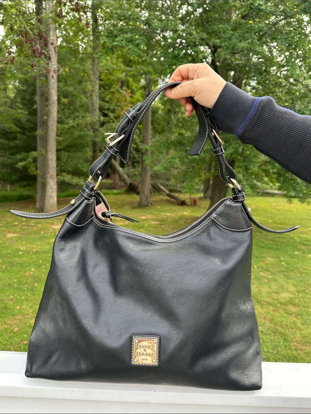 Dooney & Bourke Black Leather Shoulder Bag